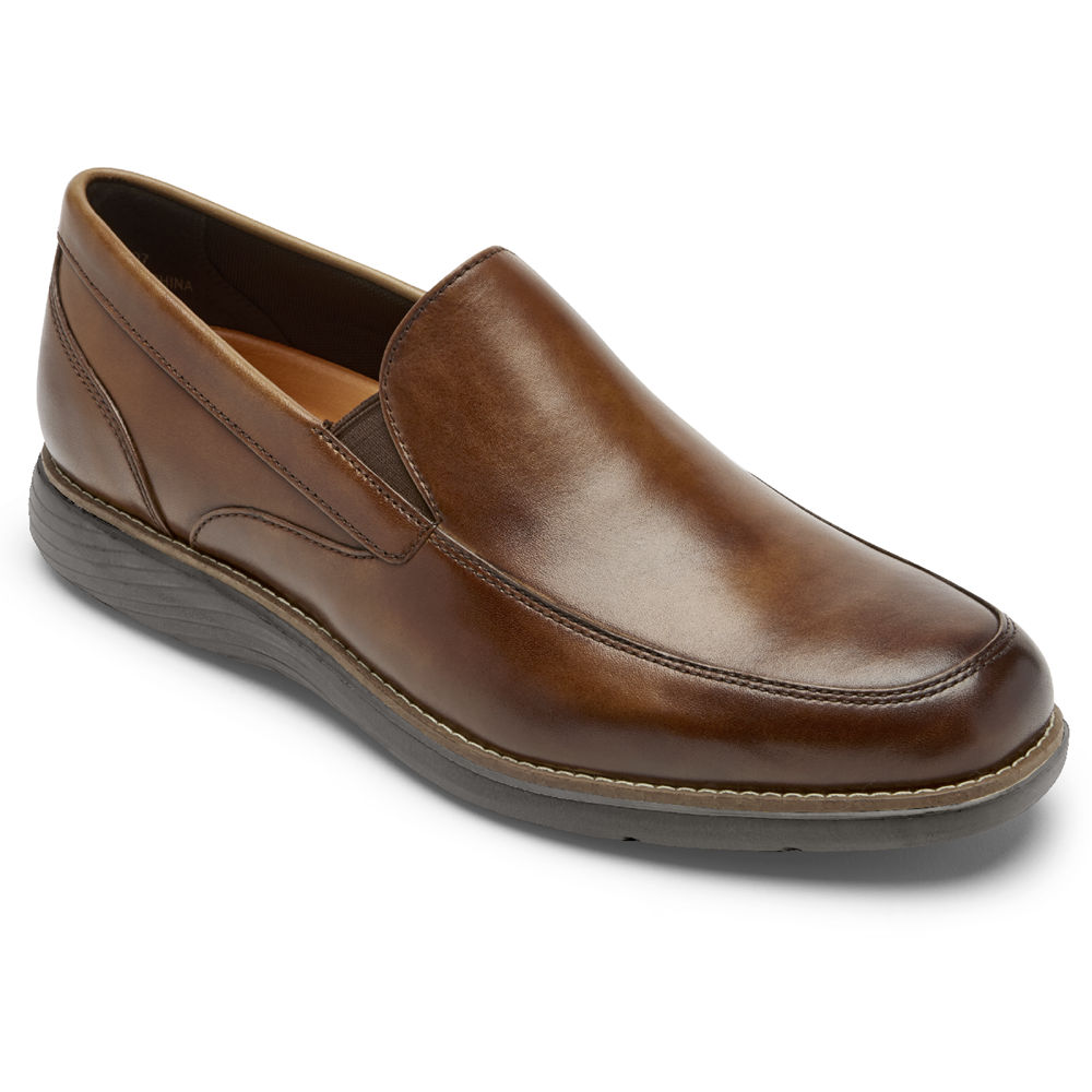 Rockport Mens Garett Venetian - Loafers Brown - UZN625147